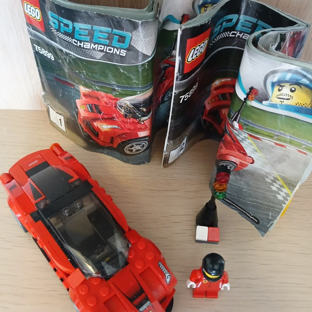 LEGO SPEED CHAMPIONS LaFerrari 75899 Complete‎ Set/Manuals/Box